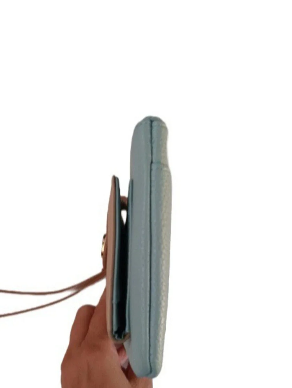 Nanette Lepore Wristlet Clutch Wallet | EUC | Mint & Cream